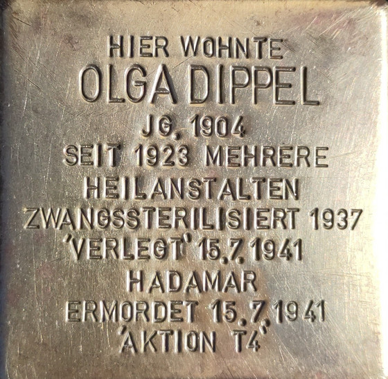 Stolperstein für Olga Dippel